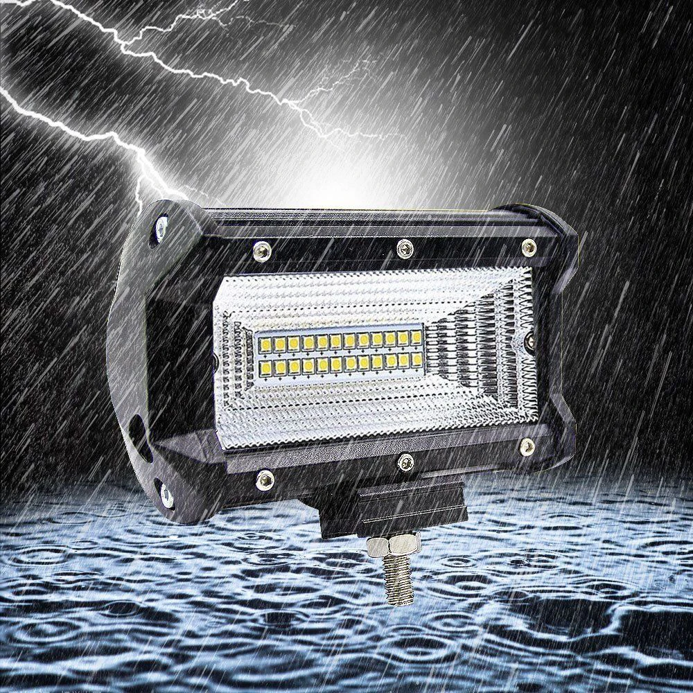 

LED Bar 72W LED Work Flood Square Spot Light 12V 24V For Driving Offroad Boat Car Tractor Truck 4x4 SUV