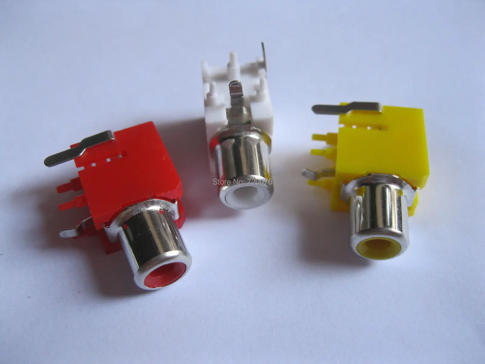 

240 pcs AV-8.4-9 AV Pin Jack 3 Color RCA Female Audio Video AV Socket Connector