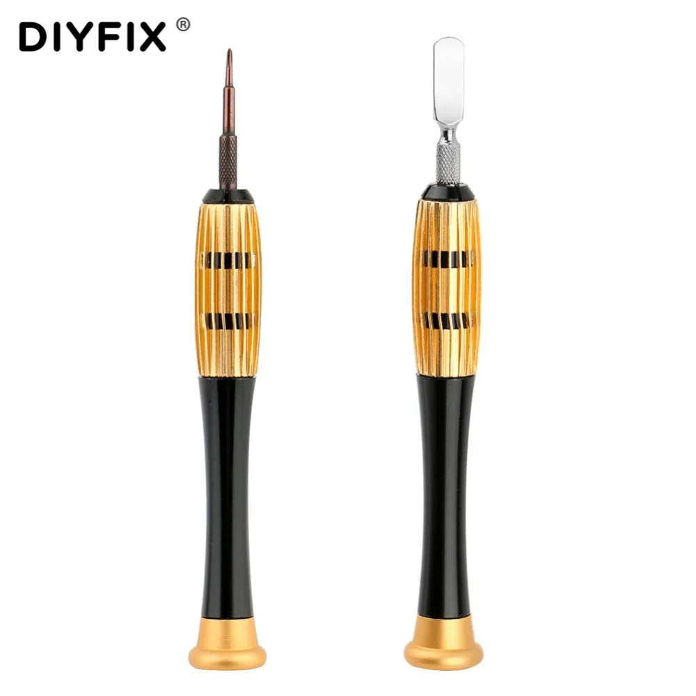 Набор прецизионных отверток DIYFIX 11 в 1 с плоским крестообразным стержнем Torx для