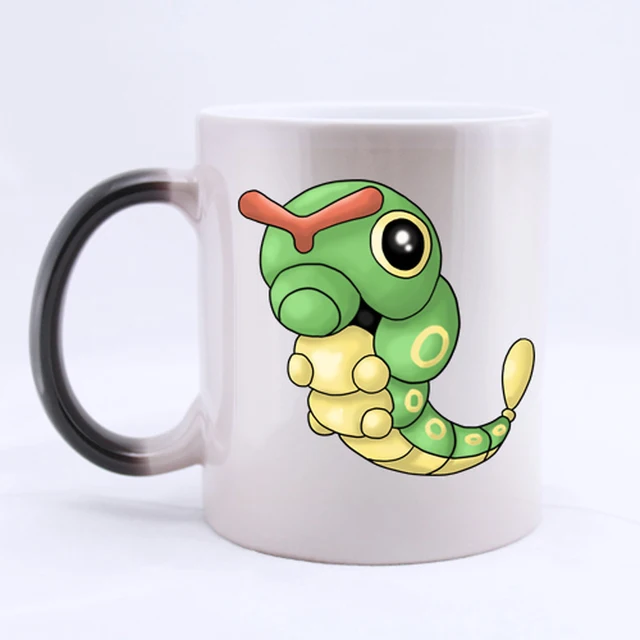 cartoon cute green caterpie