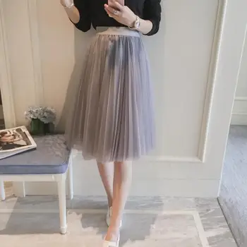 

2019 Fashion Style Pleated Tutu Fairy Women Woman Summer Skirt clothes