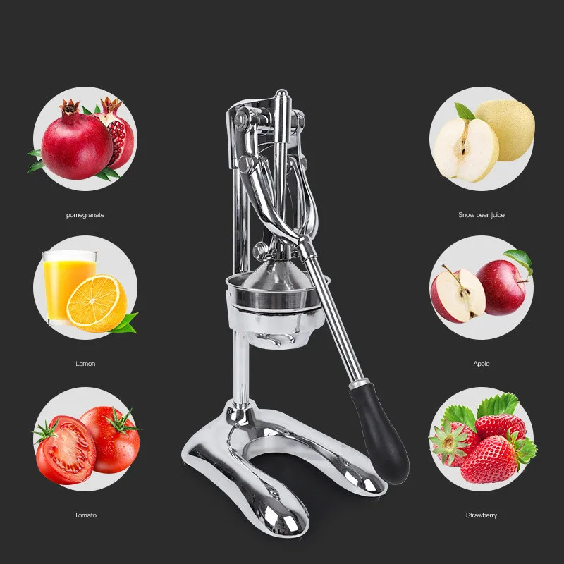 Exprimidor Naranja smoothie manufacturer hand-made juicer for roasted pomegranate juice stainless steel juicer household fruit - Цвет: Белый