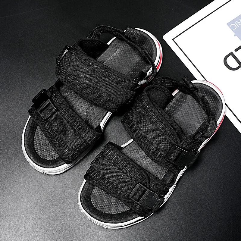 

Men's Sandals Summer Men Shoes Breathable Walking Beach Sports Slippers Outdoor Men Shoes Flat Casual Quick Dry Comfortable 2019