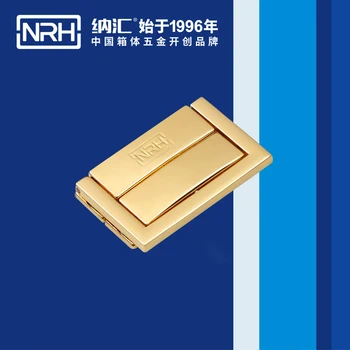 

NRH6510 alloy buckle Gift box lock The Golden Lock The box buckle Surface gold plating process