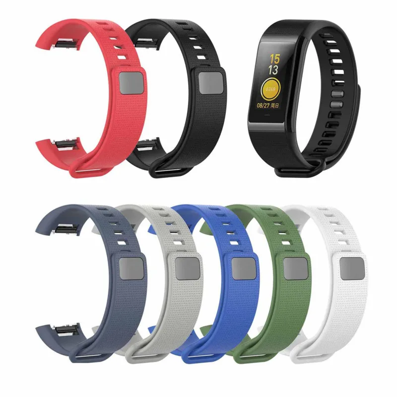 Сменный ремешок для умных часов Amazfit Cor A1702 спортивный мягкий силиконовый дышащие