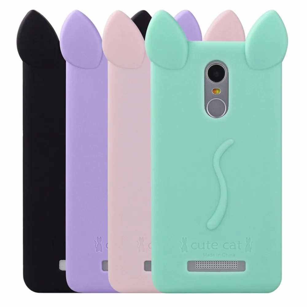 Cute Cat Case For Xiaomi Redmi Note 4 Pro Cartoon Cover
