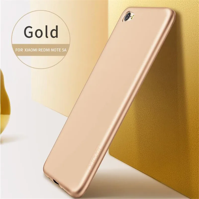 

for Xiaomi Redmi Note 5A Frosted Silicone Case X-Level Guardian Soft Matte TPU Case for Xiaomi Redmi Note 5A Scrub Back Cover