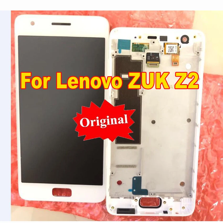 

LTPro Original LCD Display Touch Screen Digitizer Assembly with frame For Lenovo ZUK Z2 Z2131 5.0" Replacement Parts sensor