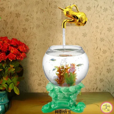 ديكور سحري لصنبور تعليق الماء على شكل حوض سمكة سحري معلق حنفية تعليق زخرفة القرع نافورة مياه متدفقة في خزانات وأحواض سمك من المنزل والحديقة على Www Unohama Club Store