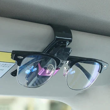 

Car Sun Visor Glasses Case Sunglasses Storage Holder Eyeglasses Mount Clip Automotive Accessories