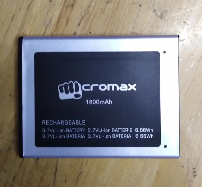Micromax 1800 аккумулятор