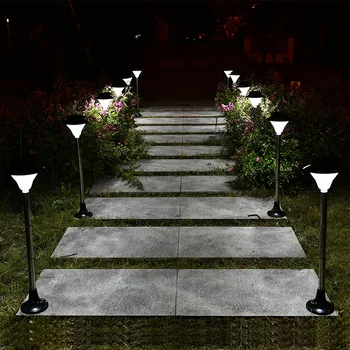 

Waterproof Garden Lamp On The Solar Battery Garden Pathway Deck Lights With Solar Lamp For Home Yard Driveway Lawn Road