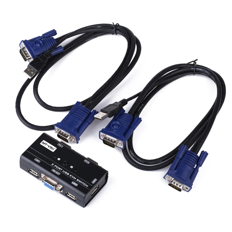 MT 260KL 2 Ports KVM Switch Control 2 PC Hosts by 1 Set of