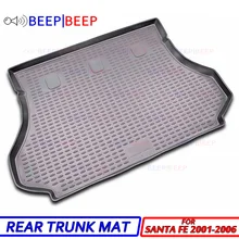 Для hyundai Santa Fe Classic 2001-2006 автомобильный коврик для багажника, коврик для багажника, коврик для пола, коврик для багажника, задний коврик для багажника, автомобильный Стайлинг