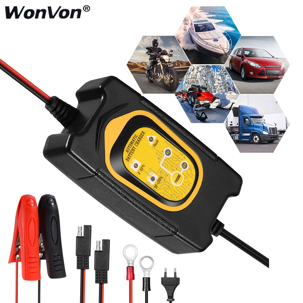 Автомобильное зарядное устройство 12 v импульсный ремонт 6 V 1.5A автоматическое для