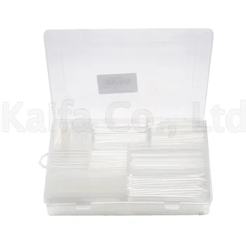 

385pcs 9 size 2:1 transparent Heat Shrink Tube Shrinkable Sleeve Heatshrink Tubing Insulation Wire Cable