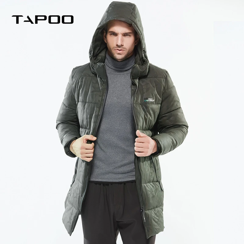 Новое поступление, зимняя высококачественная теплая куртка с капюшоном, мужская шапка, съемная зимняя хлопковая одежда, длинное пальто размера плюс 8XL
