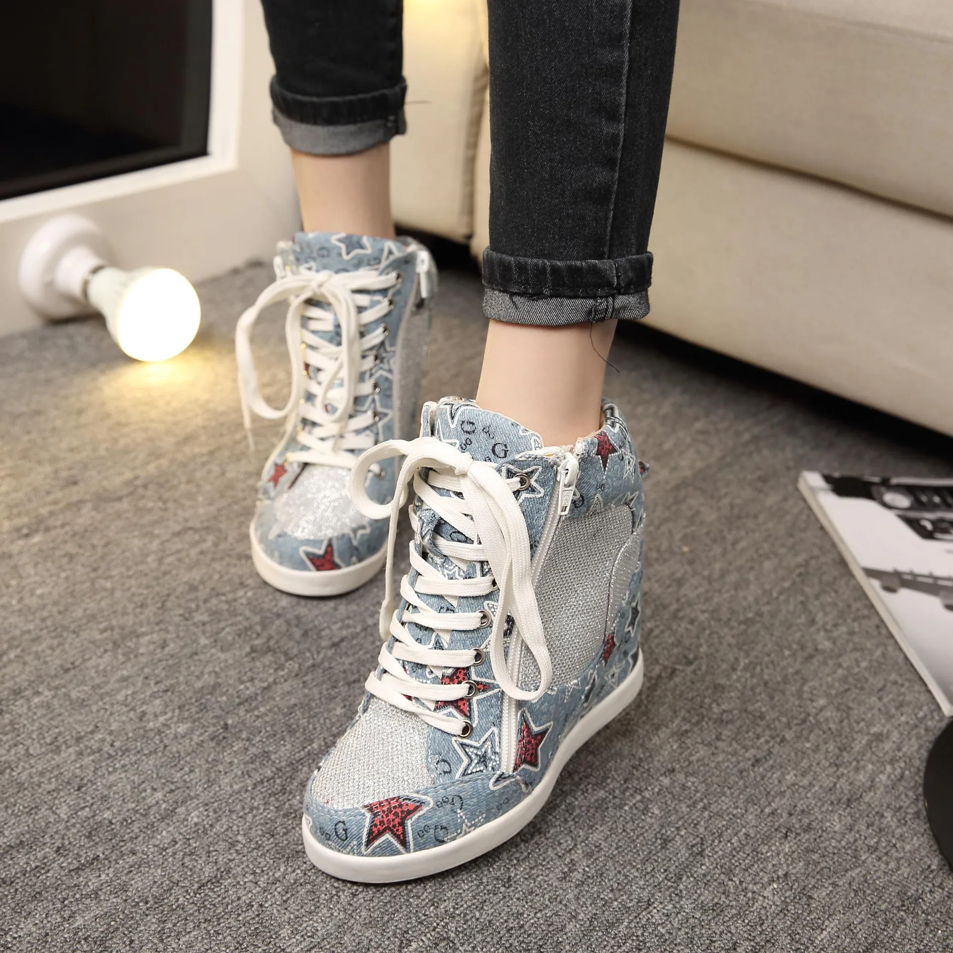 sneaker wedges 2018
