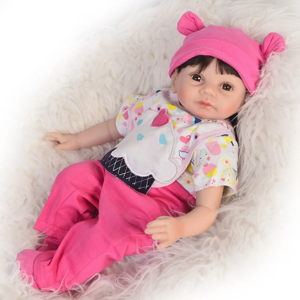 55 см кукла силиконовая ручной работы Reborn Baby 22 &quotигрушка bonecas новорожденный