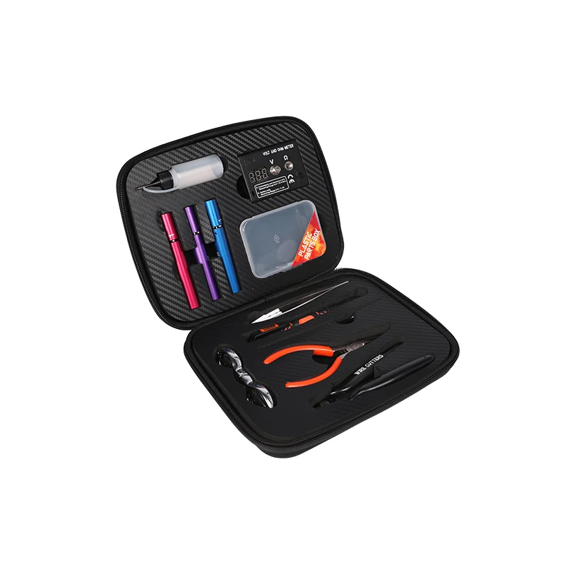 

JM-P16 12 In 1 P16 Hand Tool Set DIY Electronic Cigarette Tools Kit Atomizer Coil Tool Bag Accessories Vape Vaper