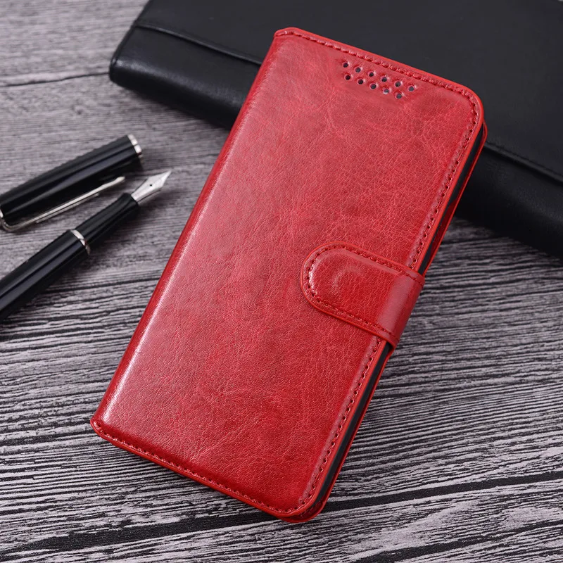 Кожаный чехол кошелек для Leagoo T5 Роскошный Ретро флип телефона сумка s чехлы с