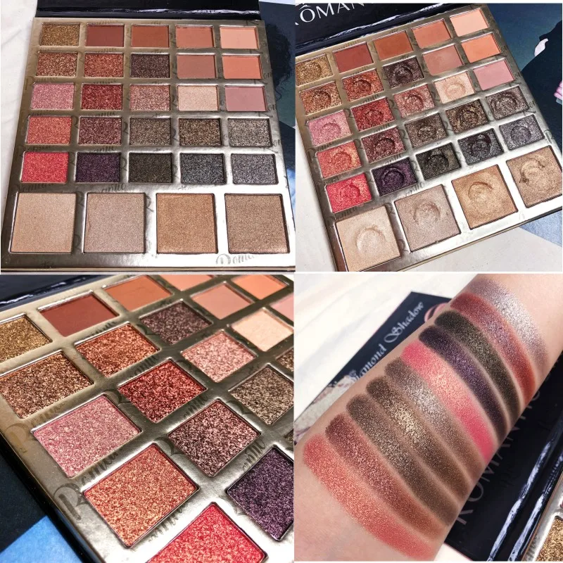 

29 Colors Eyeshadow Pallete Shimmer Matte Glitter Pigment Makeup Pallete Cosmetics Glitter Luminous Eye Shadow Palette