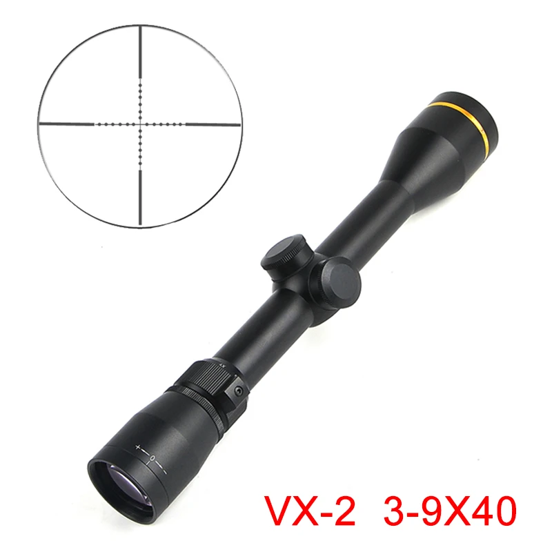 

VX-2 3-9X40 Riflescope with Mil-dot Riflescopes Outdoor Hunting Scopes Sniper Sight Scope for Airsoft Guns