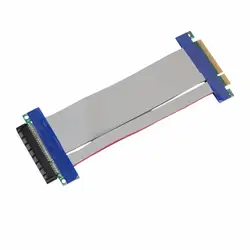 PCI-E Express 8X мужчин и женщин Riser Card расширитель расширение гибкий шнур ленты провода кабельный разъем адаптера