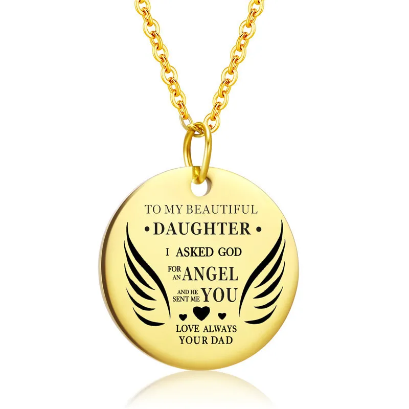 Round-To my Daughter-Gold