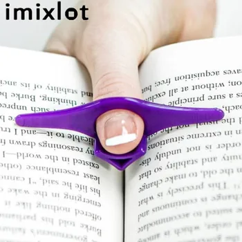

Imixlot New Design 5Pcs Multifunction Plastic Thumb Thing Book Page Holder and Bookmark For Children Day Party Gifts