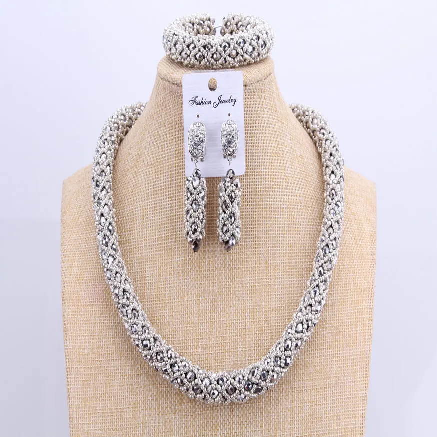 Свадебные ювелирные наборы в африканском стиле 3 слоя|african jewelry set|beaded setbrand sets |