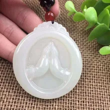 Хотан Юй резные бергамота кулон