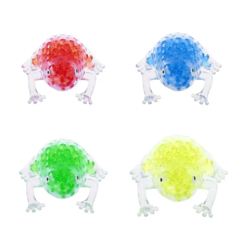 

Rubber Decompression Frog Grapes Ball Squeeze Prank Anti Stress Mood Cure Pressure Reliever Portable Healthy Toy
