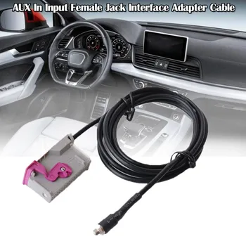 

Top Brand Car-Styling Car AUX In Input Female Jack Interface Adapter Cable For A3 A4 A6 A8 TT R8 Hot Sales Car Accessories