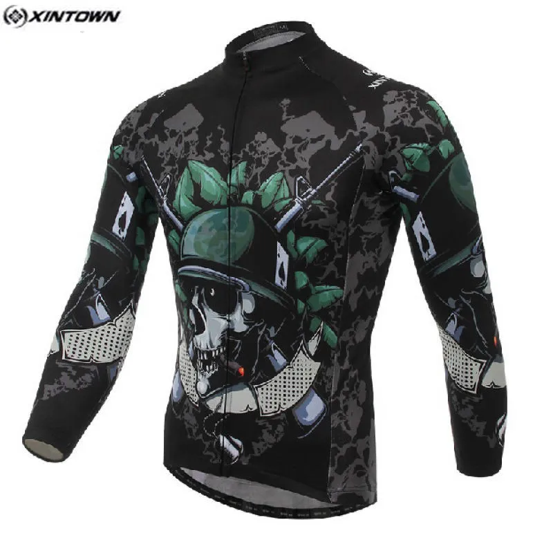 skeleton bike jersey