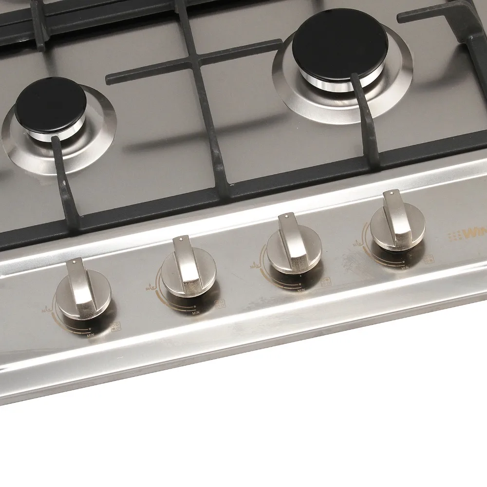 WINDMAX 23 6 &quotНержавеющая сталь 4 горелки газовая плита 3300 Вт LPG/NG Cooktops|Варочные