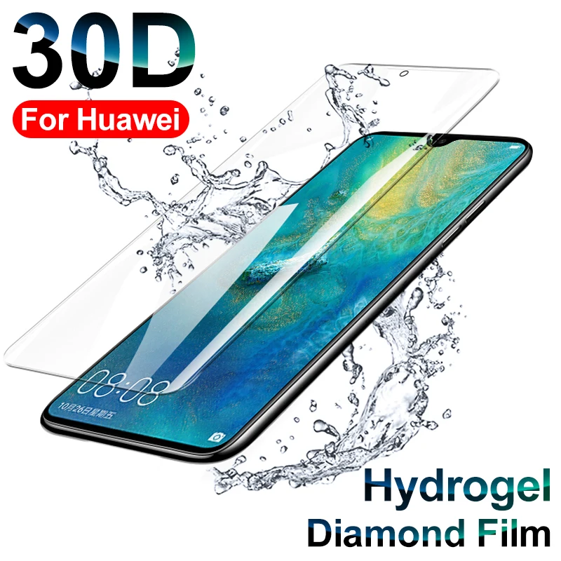 

30D Full Cover Hydrogel Film For Huawei Mate 20 10 Pro 20X Soft Screen Protector For Huawei P20 P30 Lite Pro Film(Not Glass)