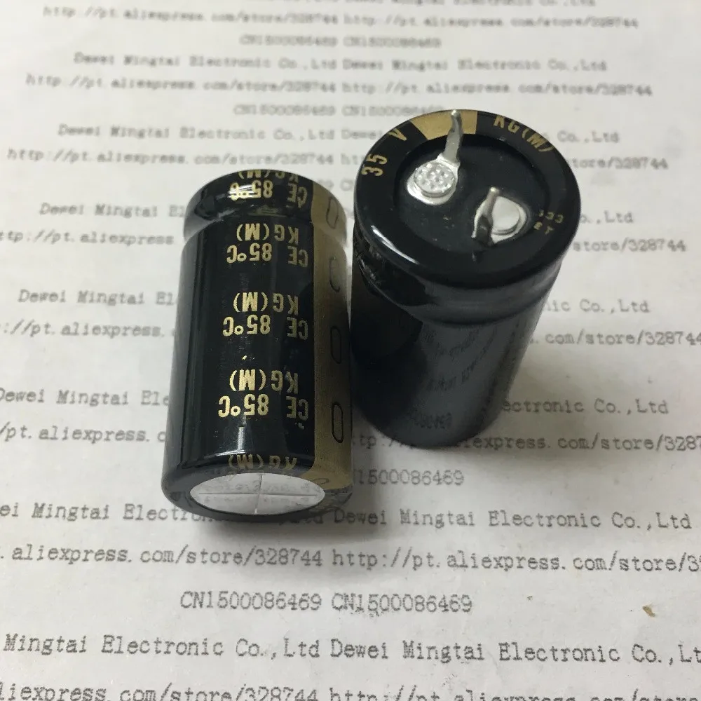 

8PCS/LOT kg HIFI 6800UF/35V 6800UF35V 85C 22*40MM Capacitor