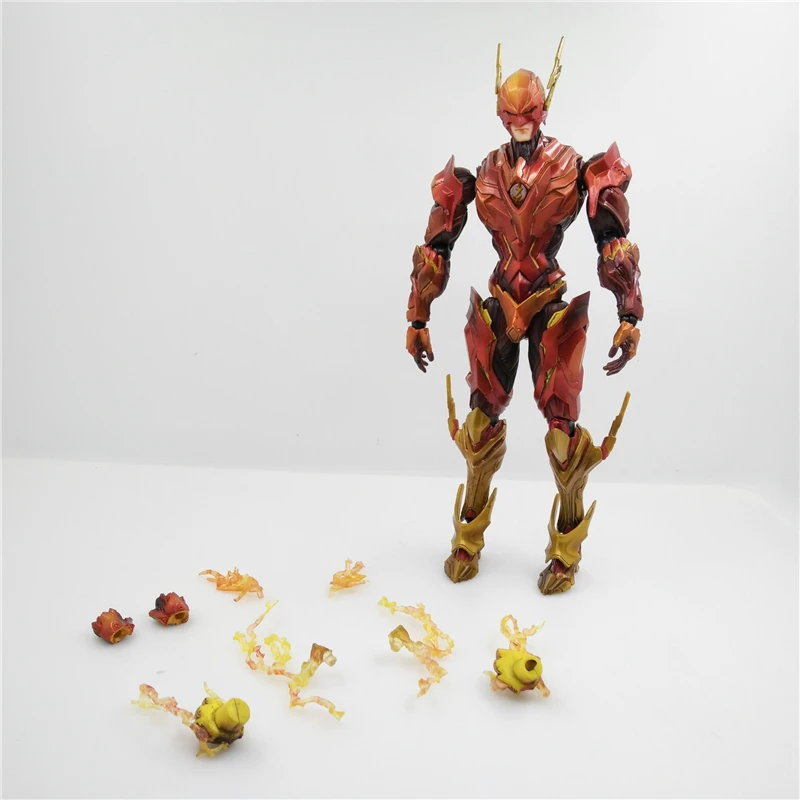  PLAY ARTS KAI DC Comics Justice League The Flash PVC Action Figure Model Doll Kids Toys Figurine