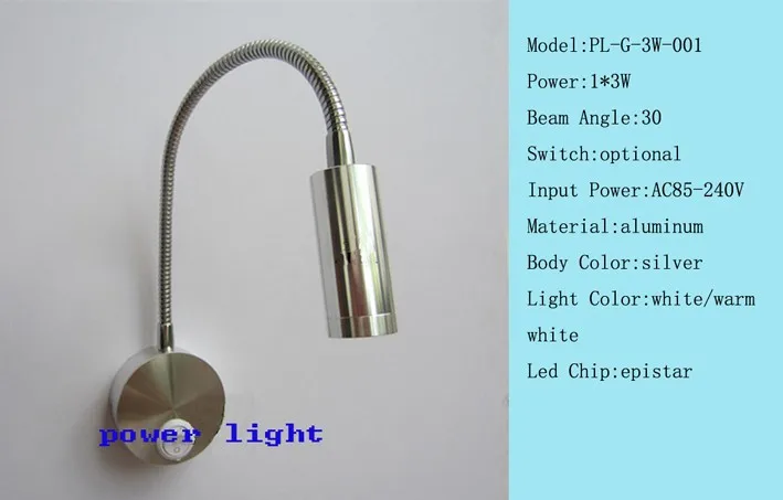 main bedside lightg-3w