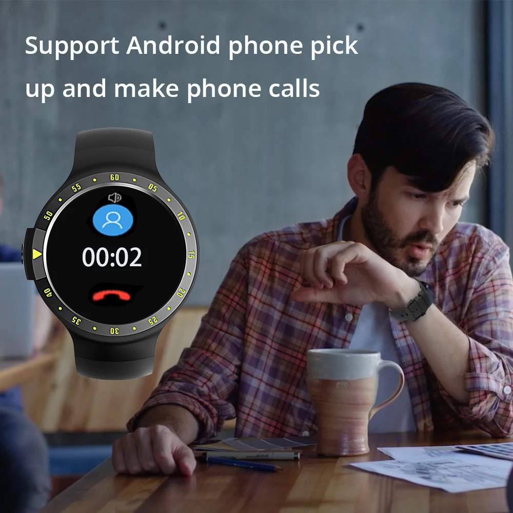 Ticwatch S Glacie Smart Watch Android Wear 2.0 MTK2601 Bluetooth 4.1 WIFI GPS Moving Music Heart Rate IP67 Water Resistant Watch