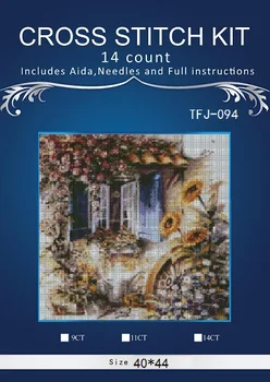 

Wild Animals shelf Exquisite Handmade Needlework Embroidery DIY DMC Cross Stitch Kits Crafts 14CT Unprinted Home Decor 76