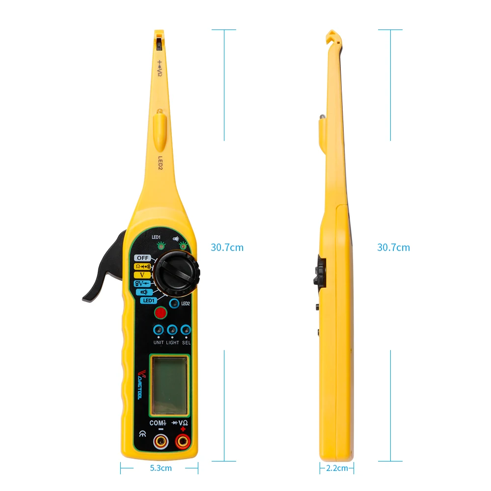VDIAGTOOL автоматический Пробник цепей, мультиметр с лампой автомобильные электрические мультиметровые тестовые Инструменты Аксессуары для ремонта автомобилей