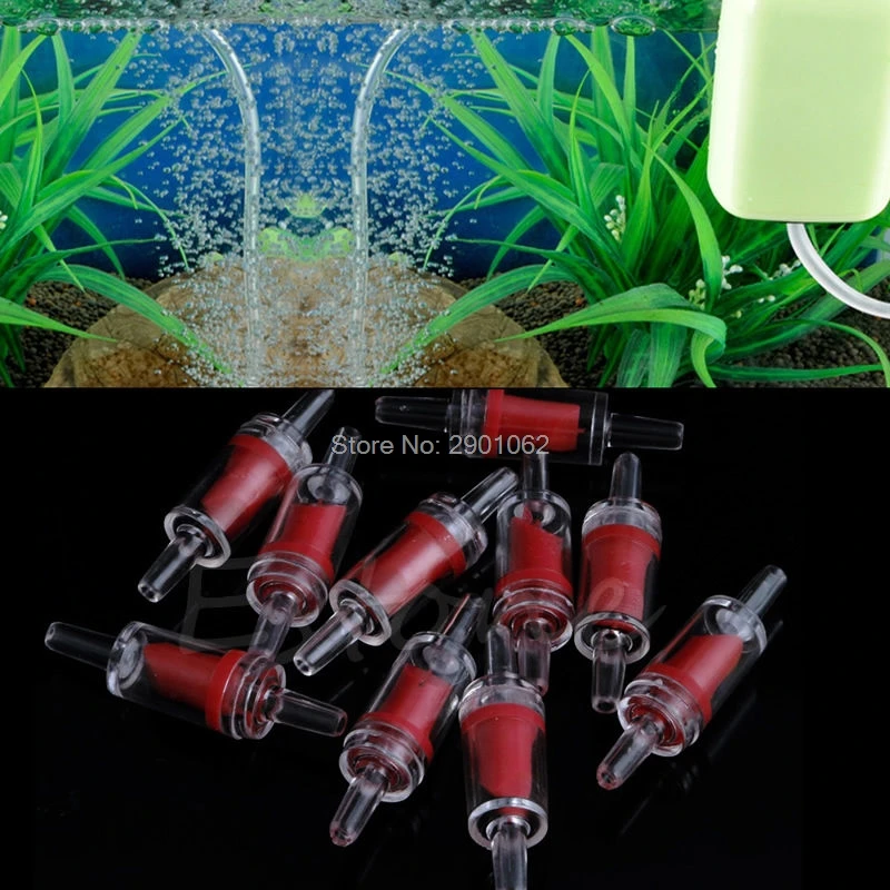 10x Aquarium One Way Check Valve Non Return Fish Tank Air Pump CO2