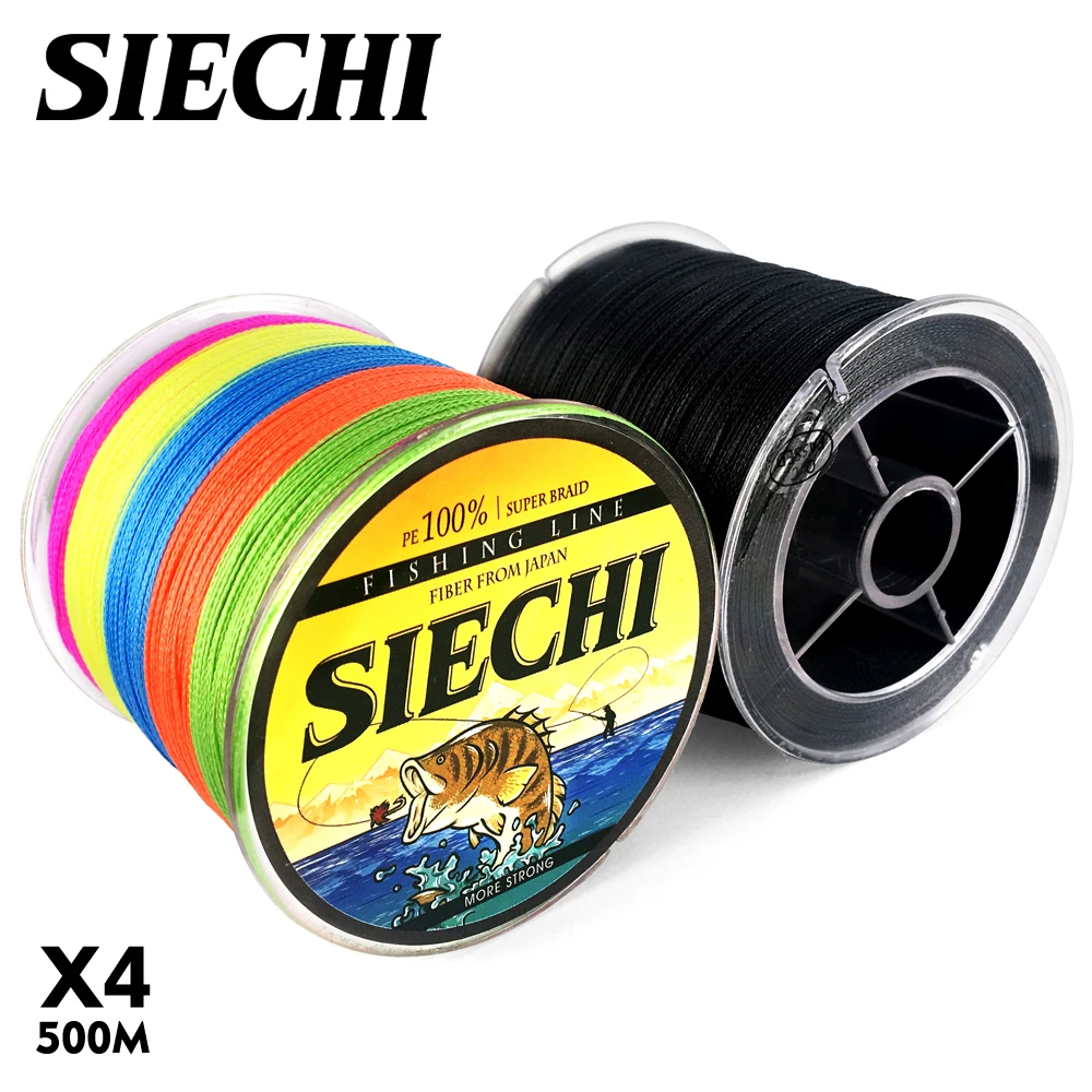 SIECHI многонитевая рыболовная леска 500 м 547 ярдов плетеная полиэтиленовая для ловли