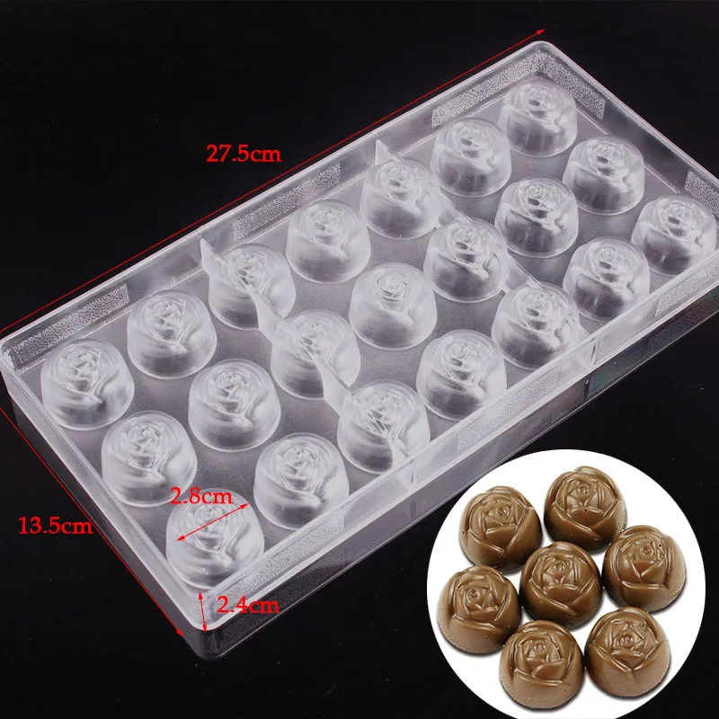 DIY 21 Diamond Candy Mold MouldsClear Hard Chocolate Maker Polycarbonate PC