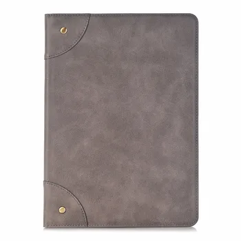 

20pcs/lot Vintage book card+photo frame PU leather protective cover case for apple ipad mini 1 2 3 4 pouch case cover shell