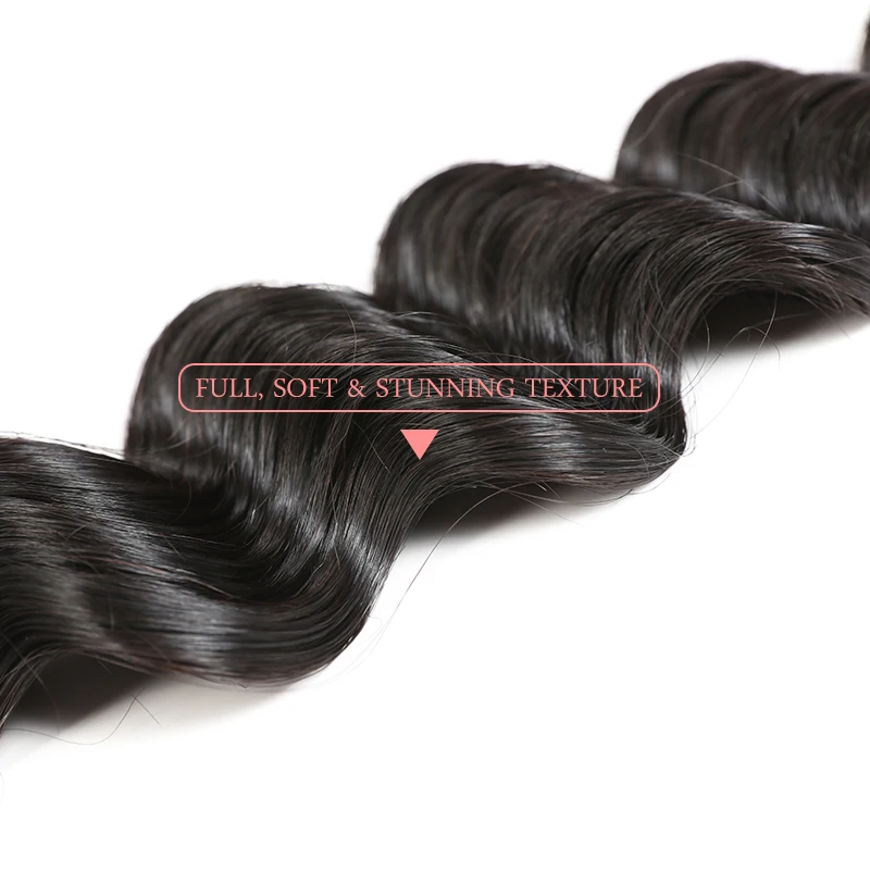 Ali queen hair продукты человеческие волосы, волнистые бразильские волосы, 10 шт./лот, свободные, глубокий натуральный цвет, девственные волосы, волнистые пряди