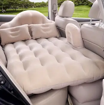

Multi-Function Car Inflatable Bed Car Rear Travel Bed Flocking Inflatable Bed Split Car Air Bed Cushion