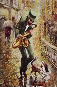 

MaHuaf-W1523 autumn blues coloring by numbers wall art pictures for living room cuadros decor